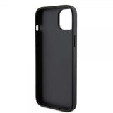 Karl Lagerfeld iPhone 15 Cover Saffiano Double Cardslot Sort
