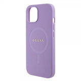 Guess iPhone 15 Cover Saffiano MagSafe Lilla
