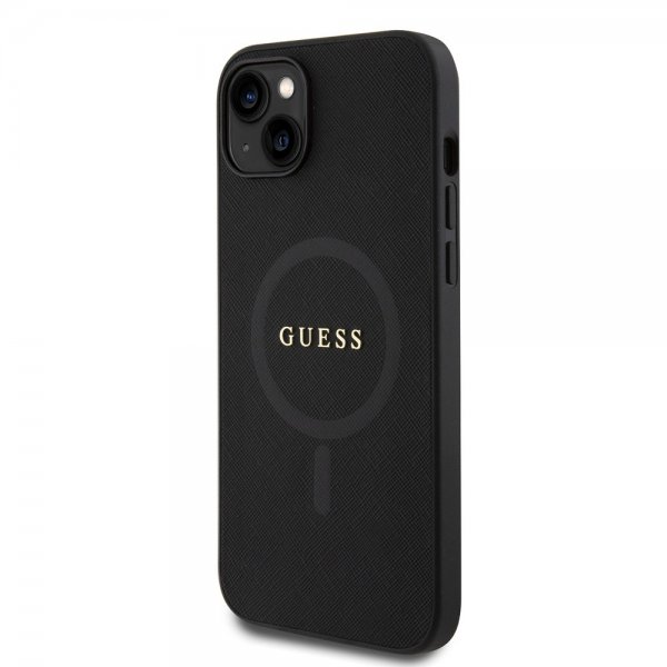Guess iPhone 15 Cover Saffiano MagSafe Sort