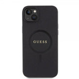 Guess iPhone 15 Cover Saffiano MagSafe Sort