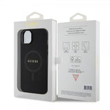 Guess iPhone 15 Cover Saffiano MagSafe Sort