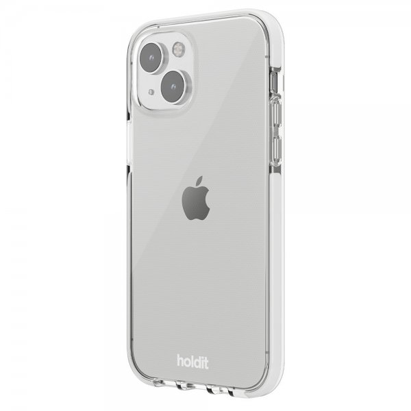 holdit iPhone 15 Cover Seethru Hvid