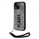 Karl Lagerfeld iPhone 15 Cover Sequin Sort