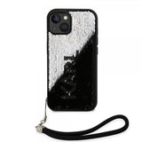 Karl Lagerfeld iPhone 15 Cover Sequin Sort