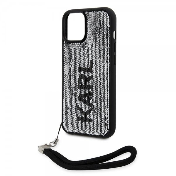 Karl Lagerfeld iPhone 15 Cover Sequin Sort