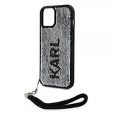 Karl Lagerfeld iPhone 15 Cover Sequin Sort