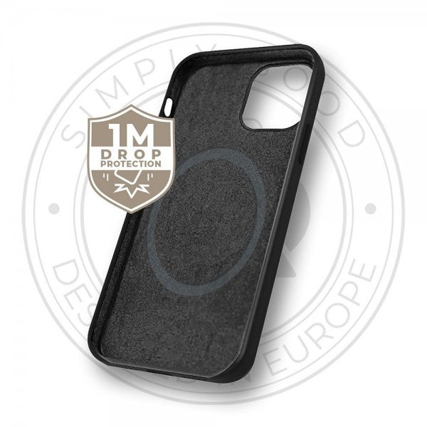 Xqisit iPhone 15 Cover Silicone Case MagSafe Sort