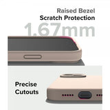 Ringke iPhone 15 Cover Silicone Magnetic Pink Sand