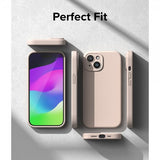 Ringke iPhone 15 Cover Silicone Magnetic Pink Sand