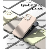 Ringke iPhone 15 Cover Silicone Magnetic Pink Sand