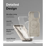 Ringke iPhone 15 Cover Silikone Magnetisk Sten