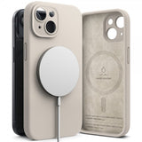 Ringke iPhone 15 Cover Silikone Magnetisk Sten