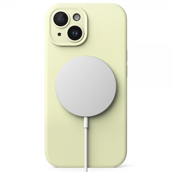 Ringke iPhone 15 Cover Silikone Magnetisk Sunny Lime