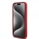 Ferrari iPhone 15 Cover Silicone MagSafe Rød