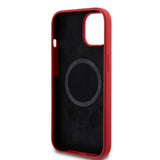 Ferrari iPhone 15 Cover Silicone MagSafe Rød