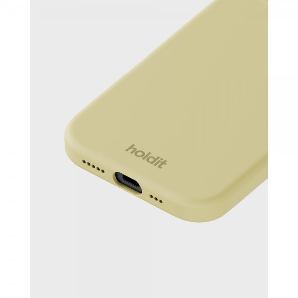Holdit iPhone 15 Cover Silikone Biscotti
