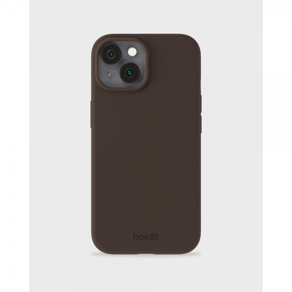 holdit iPhone 13/iPhone 14 Cover Silikone Chocolate