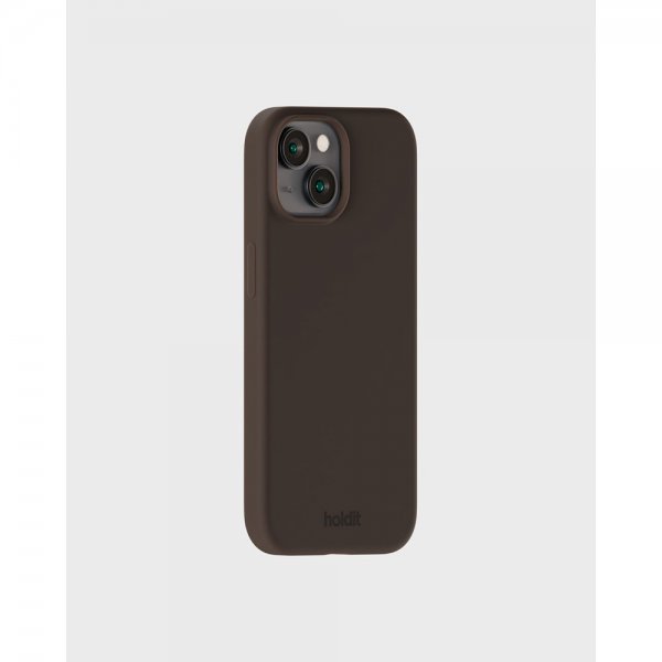 holdit iPhone 13/iPhone 14 Cover Silikone Chocolate
