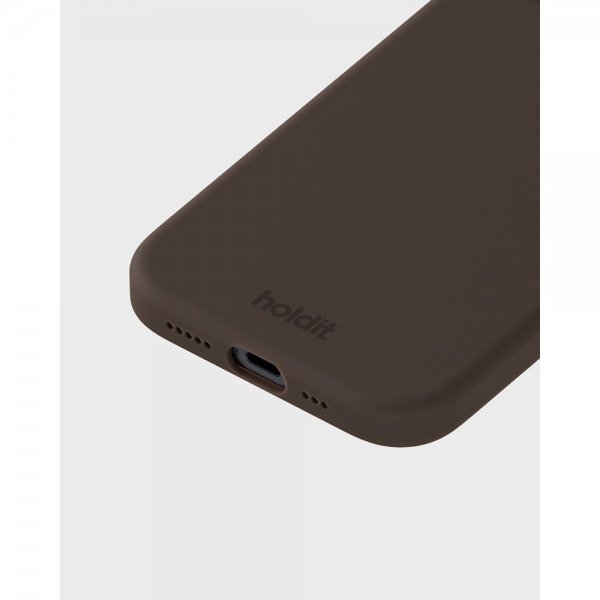 holdit iPhone 15 Cover Silikone Chocolate