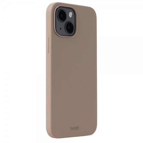holdit iPhone 15 Cover Silikone Mocha Brown