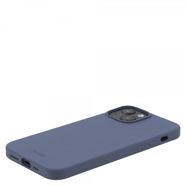 holdit iPhone 15 Cover Silikone Pacific Blue