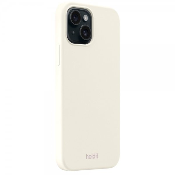 holdit iPhone 15 Cover Silikone Soft Linen