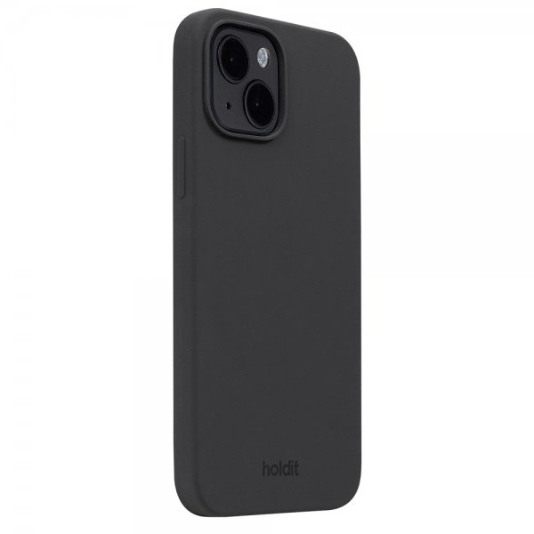 holdit iPhone 15 Cover Silikone Sort