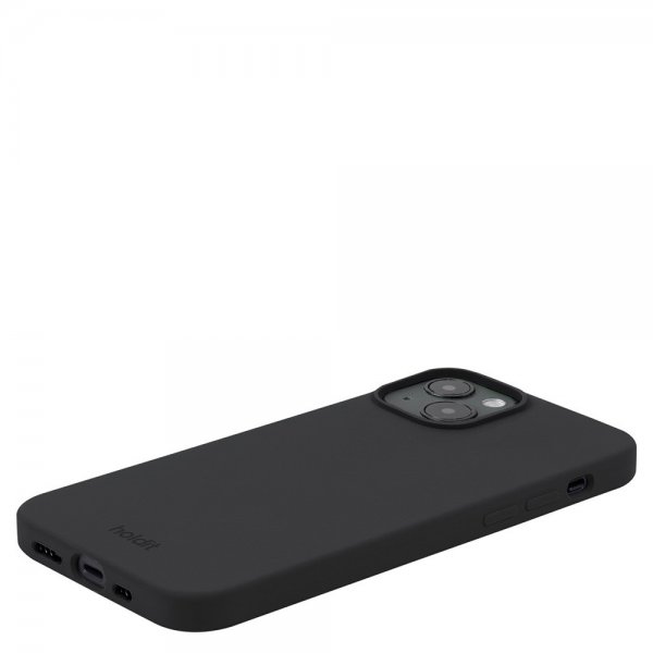 holdit iPhone 15 Cover Silikone Sort