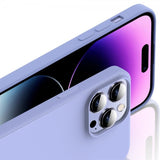 X-Level iPhone 15 Cover Silikontekstur Rød