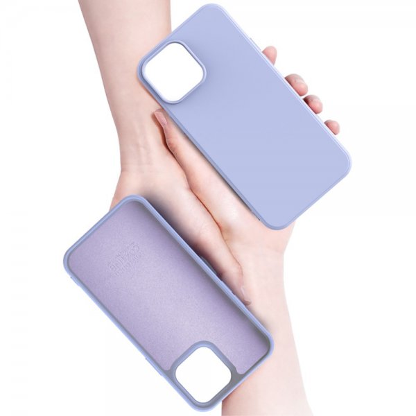 X-Level iPhone 15 Cover Silikontekstur Rød
