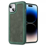X-Level iPhone 15 Cover Patchwork Grøn