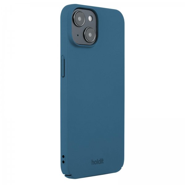 holdit iPhone 15 Cover Slim Case Denim Blue