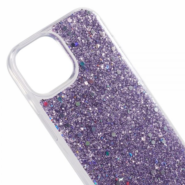 Nordic Covers iPhone 15 Cover Sparkle Series Lilac Purple