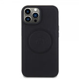 Mercedes Benz iPhone 15 Cover Stjernemønster MagSafe Sort
