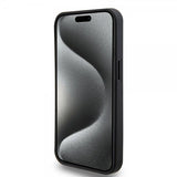 Mercedes Benz iPhone 15 Cover Stjernemønster MagSafe Sort