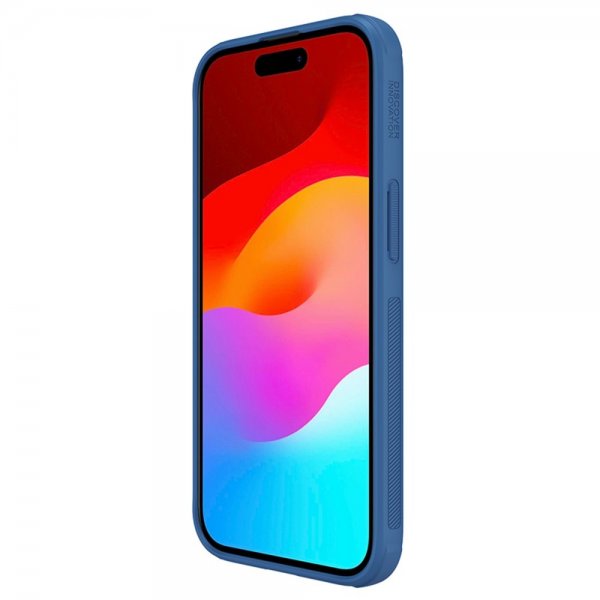 Nillkin iPhone 15 Cover Super Frosted Shield Pro Blå