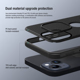 Nillkin iPhone 15 Cover Super Frosted Shield Pro Logo Hole Blå