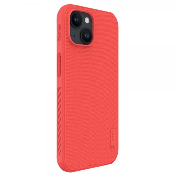Nillkin iPhone 15 Cover Super Frosted Shield Pro Rød