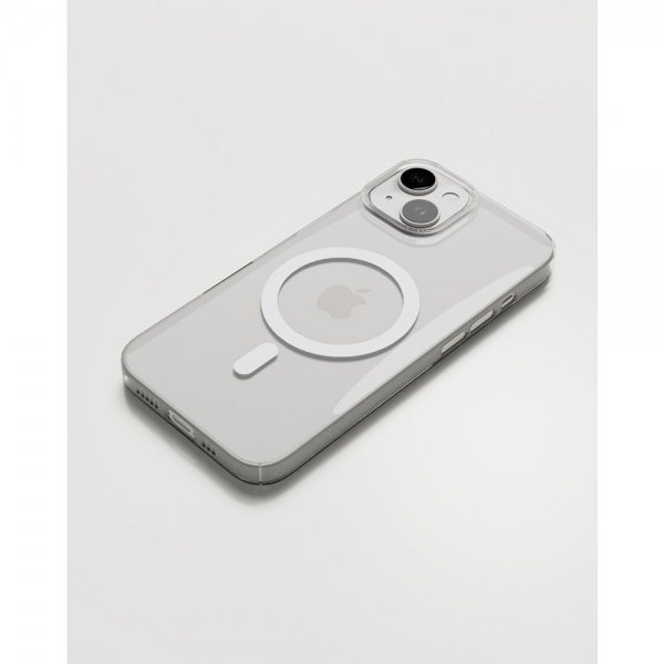 Nudient iPhone 15 Cover Thin Case MagSafe Transparent