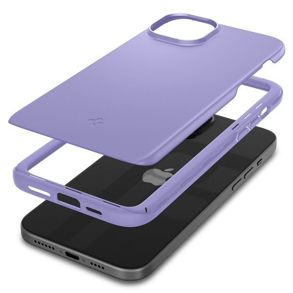 Spigen iPhone 15 Cover Thin Fit Iris Purple