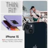 Spigen iPhone 15 Cover Thin Fit Iris Purple