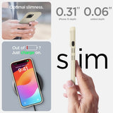 Spigen iPhone 15 Cover Thin Fit Mute Beige
