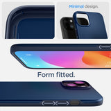 Spigen iPhone 15 Cover Thin Fit Navy Blue