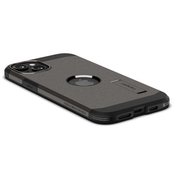 Spigen iPhone 15 Cover Tough Armor MagFit Gunmetal