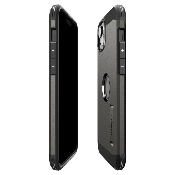 Spigen iPhone 15 Cover Tough Armor MagFit Gunmetal