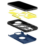 Spigen iPhone 15 Cover Tough Armor MagFit Navy Blue