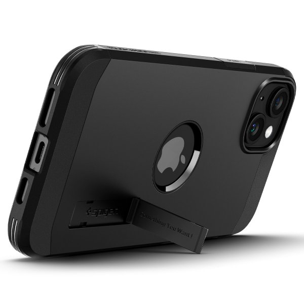 Spigen iPhone 15 Cover Tough Armor MagFit Sort