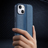 X-Level iPhone 15 Cover Stoftekstur Brun