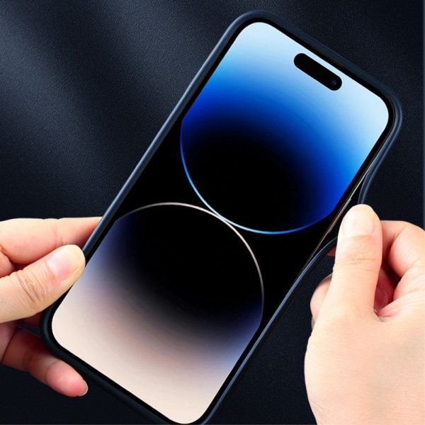 X-Level iPhone 15 Cover Stoftekstur Brun