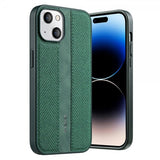 X-Level iPhone 15 Cover Stoftekstur Grøn